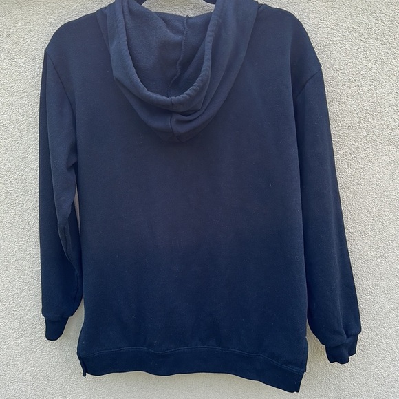 Disney Mickey Mouse 🔥 Sweatshirt Hoodie Black Sz L - Picture 2 of 5